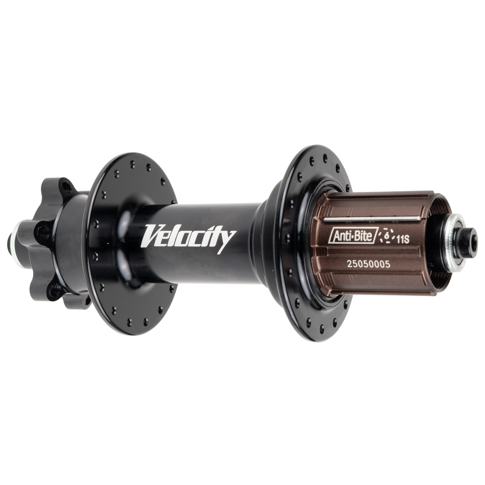 パーツ VELOCITY Race Disc Front Hub Black VELOCITY RACE FRONT BLACK CENTERLOCK DISC HUB - prowheelbuilder